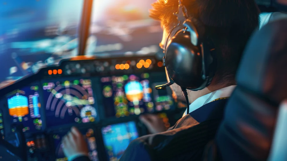 Regional airline pilot ATP CTP training timeline in a simulator environment