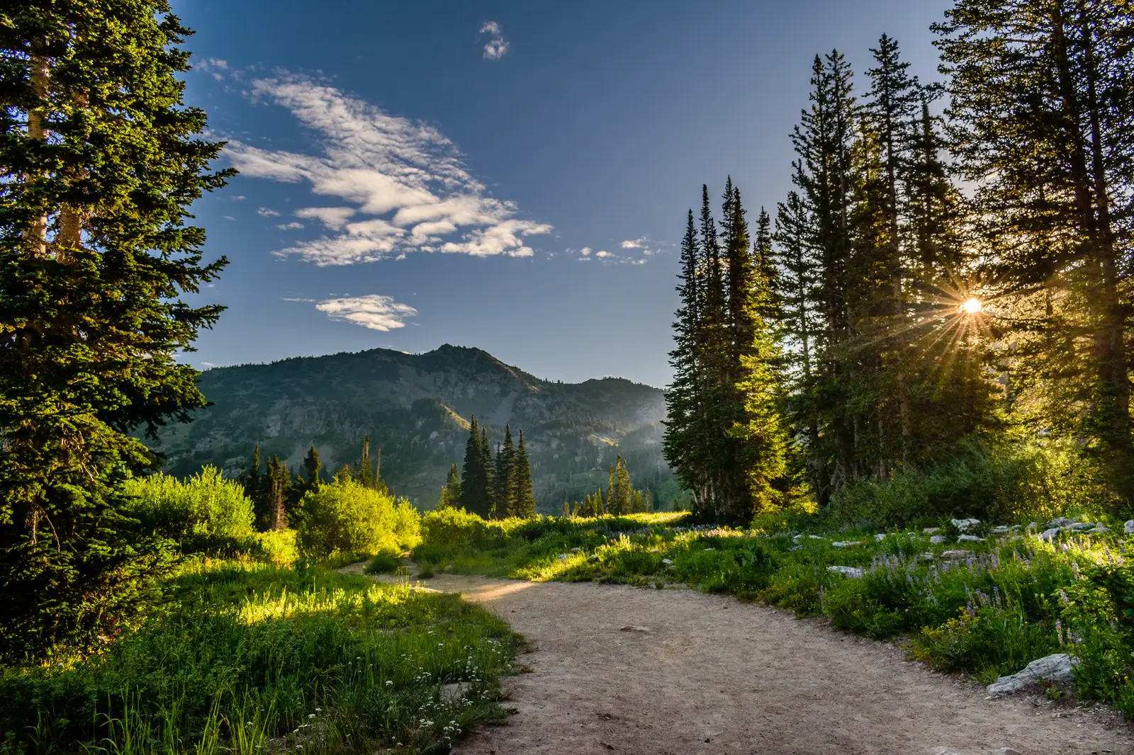 Mountain landscape near Salt Lake City, Utah